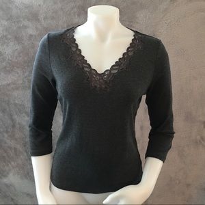 Jones New York Grey Shirt